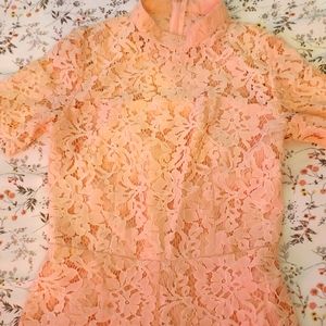 Peach Lace Jumper